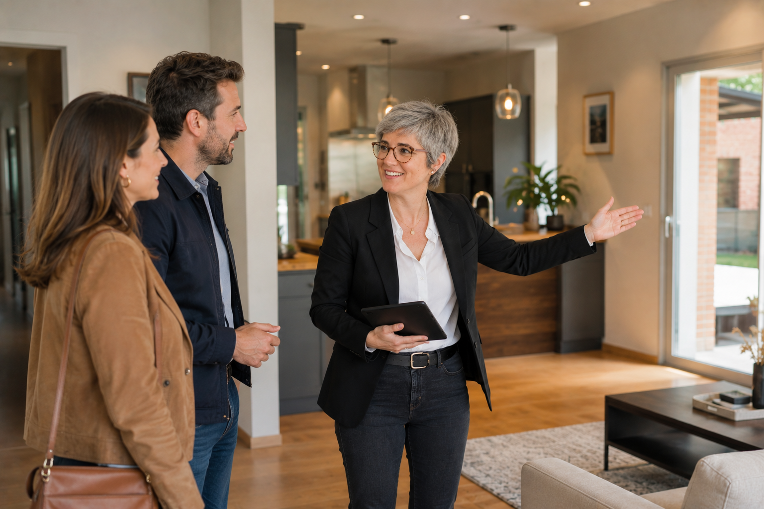 Visite immobilière à Frouzins