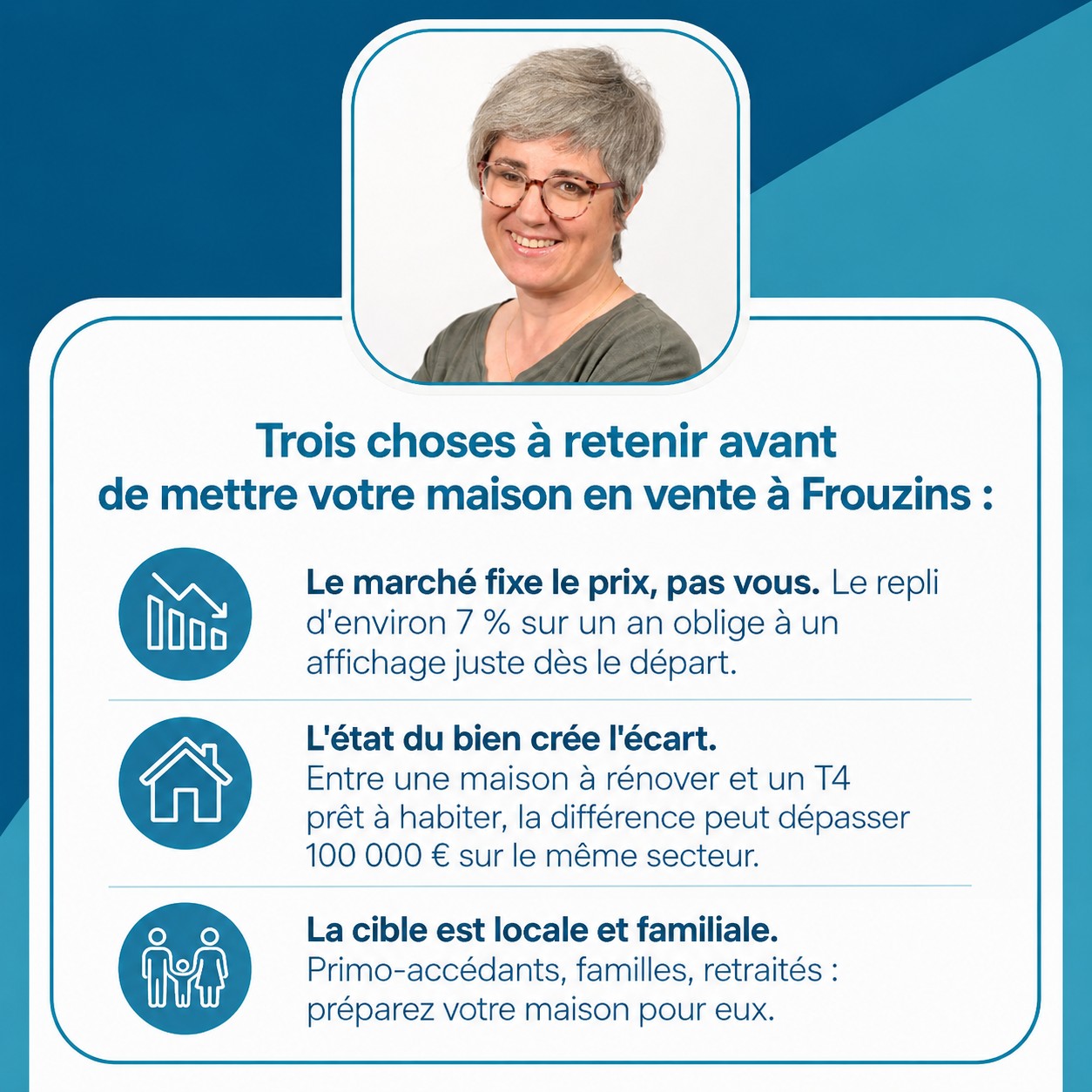 Infographie : vendre sa maison à Frouzins